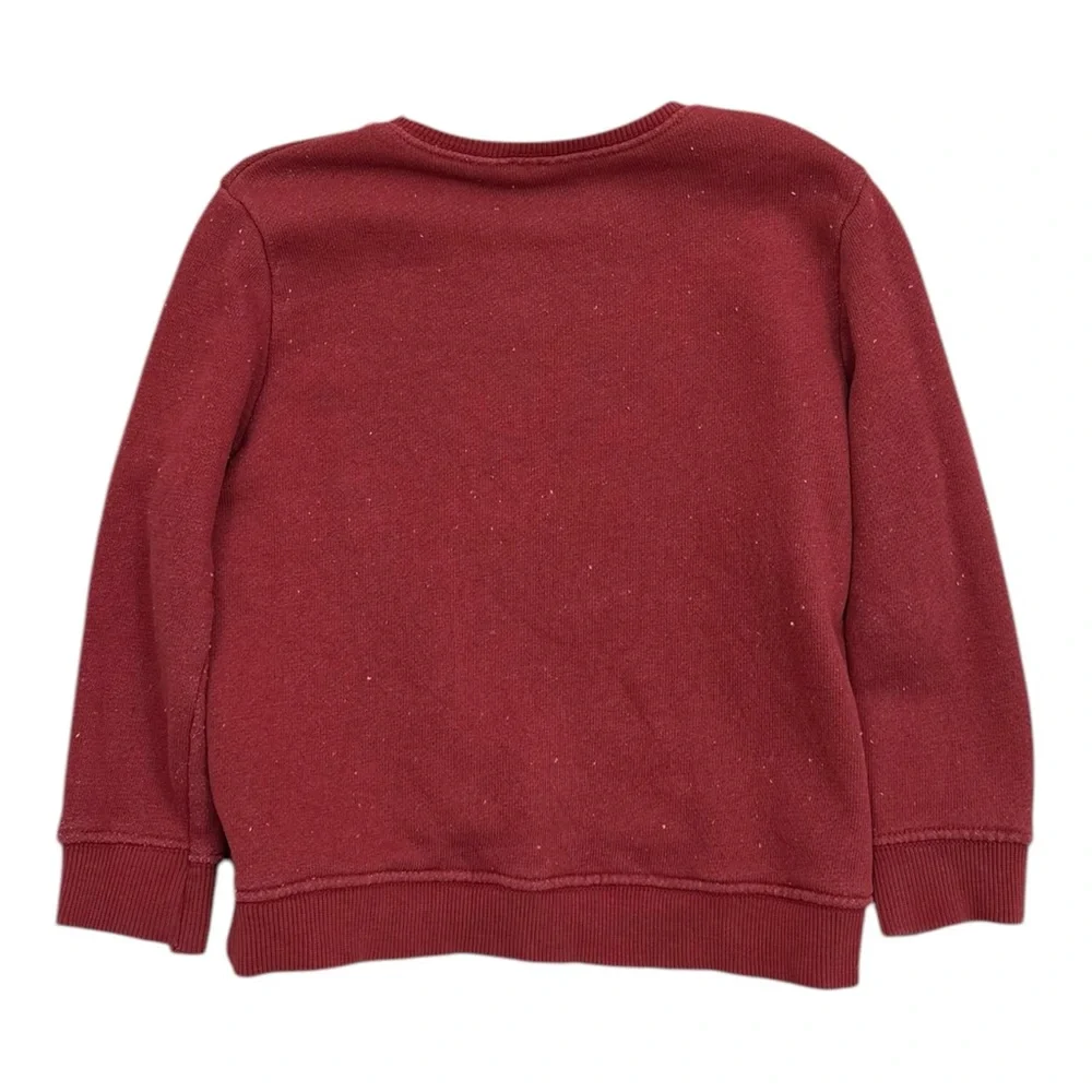 Zara Baby Red Crewneck Sweater - size 18/24 months - Follow the Rainbow - Picture 4 of 4